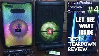 Bluetooth 8-inch Speaker Review KTS-1573│KTS-1279 │KTS-1329 Difference Showdown