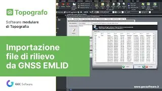 Topografo - Modulo T: Importazione libretto GNSS Emlid