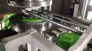 Teflon pot production - Fast Hydraulic Deep Drawing Press with Automatic Feeder - ÖZKOÇ Hydraulic