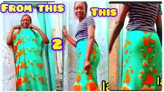 VIRAL VIDEO || HOW TO STYLE A DERA INTO A SKIRT || FASHION VLOG