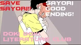 SAYORI GOOD ENDING!!!!! | Alternate Ending Doki Doki Literature Club Fan Animation