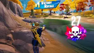 27 Elimination Solo vs Squads Full Game Win (Fortnite Chapter 4 Gameplay)