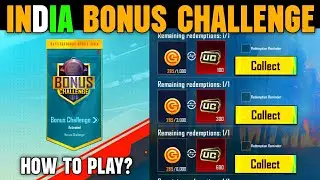 FINNALLY INDIA BONUS CHALLENGE IS BACK- HOW TO PLAY & REDEEM FREE UC || BONUS CHALLENGE BGMI