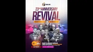 9|10|25|  23rd Anniversary Revival  | SCC |