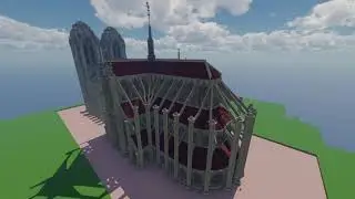 JE VOUS PRESENTE MA NOUVELLE CATHEDRALE SUR MINECRAFT ! - 2021 - Nicolas BAUER (NicoBuilder52)