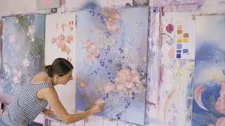 PAINTING FLOWERS – IMPRESSIONIST STYLE