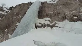 Ледяной водопад Азау. Эльбрус.