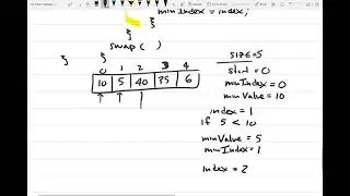 94 - Searching algorithm, selection sort