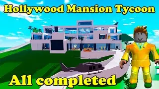 Roblox Hollywood Mansion Tycoon All completed