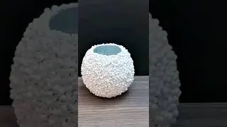 Paper Vase DIY | Balloon Vase | Flower Vase #shots #trending #viralvideo #Balloon #papercraft #diy