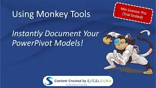 Using Monkey Tools - Instant Documentation for Excel Business Intelligence Models!