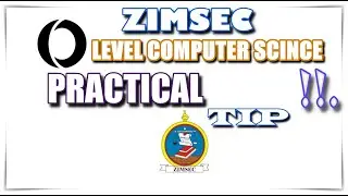 If you are siting for ZIMSEC  O Level Computer Science This YEAR this video  is four you