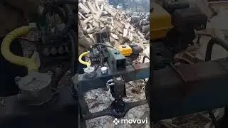 Самодельный дровокол