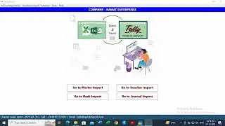 Import Sales /Purchase Entry in tally Prime & Tally Erp9            81071-72431