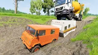 Mobil vs Mud #10 - BeamNG Drive