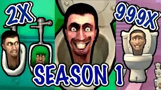 Skibidi Toilet 999x SEASON 1