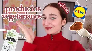 🥑 un día comiendo VEGETARIANO - VEGANO con productos de LIDL 🍅 *sale mal* | Irene Rain