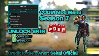 codm mod menu s7 v1.8.40/no ban/wall/esp/aimbot/unlock all skin/longslide/tutorial/VN