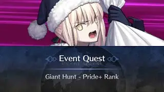 [Fate/Grand Order] Hunting Quest #10 ~ Lv. 90+ Berserker Node (Pride+ Rank) 3T CLEAR