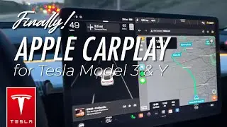 How to get Apple CarPlay for your Tesla Model 3 & Y Center Touchscreen Display! 