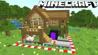 Minecraft One Chunk Starter House Tutorial