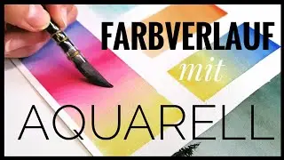 LEARN TO PAIN 2025 - Paint color gradients with watercolor - how to paint gradients with watercolor