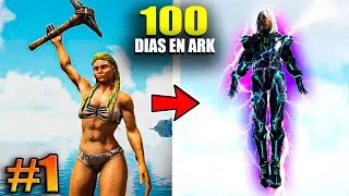 COMIENZA la LOCURA 😲 100 DÍAS en DEMONIC WORLD #1 🔥  ARK: Survival Evolved