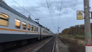 Электропоезд ЭП2Д-0069 платформа Вяткино