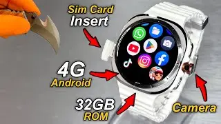 U8 Ultra 4G Android SmartWatch With SimCard Insert & Camera⚡️3GB RAM + 32GB ROM + HotSpot⚡️
