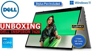 The Future of Laptops? Dell Inspiron 7420 2-in-1 Unboxing & Overview (2023) Warranty - 03 Years.