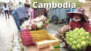 Phnom Penh 🇰🇭 Cambodia 🇰🇭 Riverside Walking Tour