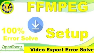 How to connect FFMPEG with OpenToonz in Hindi | Video Import & Export  
