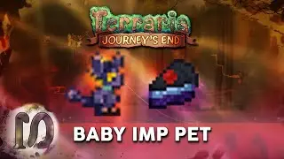Baby Imp pet - Slice of Hell Cake - Terraria 1.4 Journey's End - How to get the baby shadow imp.