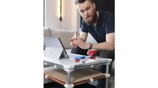 I turned a CHEAP whiteboard into a FANCY coffee table