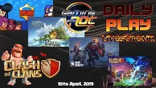 Clash of Clans TH9 to TH10 (X4) Upgrade Livestream - 4/10/2019