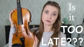 Is it too late to learn a musical instrument? Am I too old to play Violin-My Experience + Giveaway
