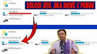 CARA MENGATASI DRIVE C PENUH DI WINDOWS 10 ~ Drive c penuh padahal aplikasi sedikit