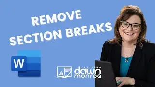 Remove Section Breaks | Microsoft Word