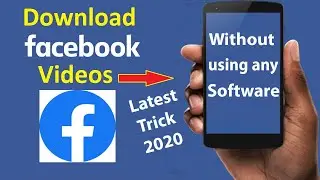 How to download facebook video without using any software