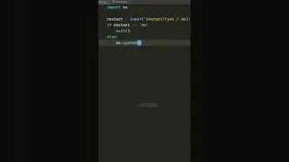 Restart PC Using Python. 