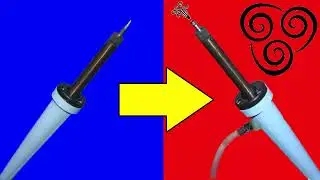 #1 How to make Hot Air Gun From a Soldering Iron with an aquarium pump  | Step by Step