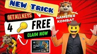 Hamster kombat All 4 Keys Collect Method💯/Hamster kombat playground/Hamster kombat playground key|