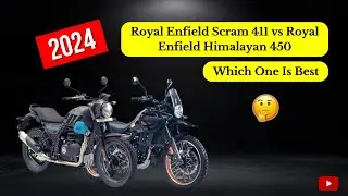#2024 Royal Enfield Scram 411 vs Royal Enfield Himalayan 450 #comparison #himalayan450 #royalenfield