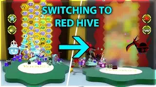 I Change Back To Red Hive! Switching To Red Hive!! - Bee Swarm Simulator