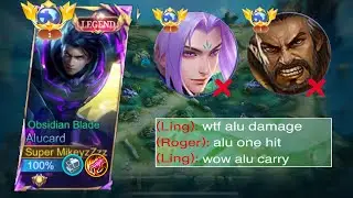 SUPER ALUCARD VS PRO LING AND ROGER!?THIS IS ALUCARD TIPS AND TRICKS BEST BUILD 1HIT |MLBB
