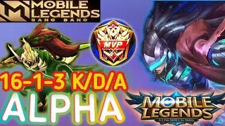 Alpha Build latest 2021 | Top Global Alpha | Gameplay Alpha Mobile legends bang bang!!!