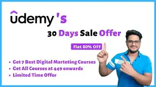 Get 7 Best Udemy Digital Marketing Courses at 449 Only | Udemy Sale - Become a Marketing Mastermind