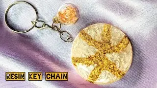 Epoxy Resin Key chain DIY tutorial / Resin Craft accessories/ Resin Art tutorial