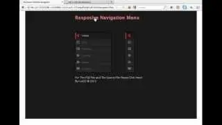 Responsive Pure Css Navigation Menu - .::Saif4WB::.