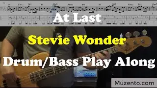 At Last - Stevie Wonder - Bass/Drum Play Along